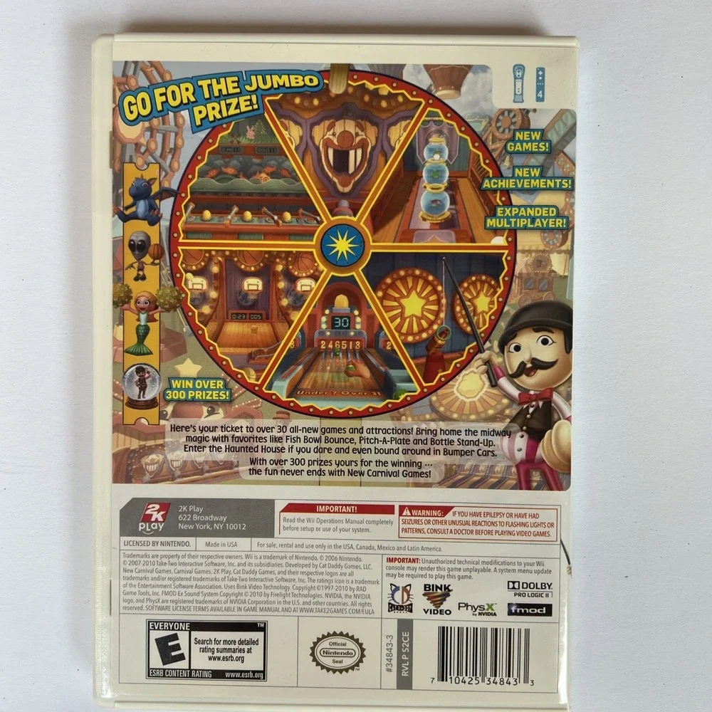 Nintendo Wii Game Lot 6 Games 3 NEW Sealed Complete CIB Family Feud Cabela's